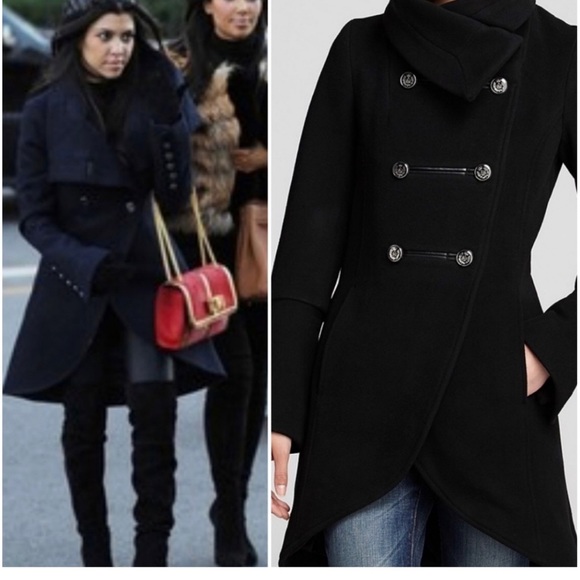 Beautiful black military style Mackage jacket - Picture 1 of 6